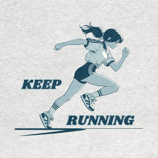 Motivational Running Girl by Ceiko